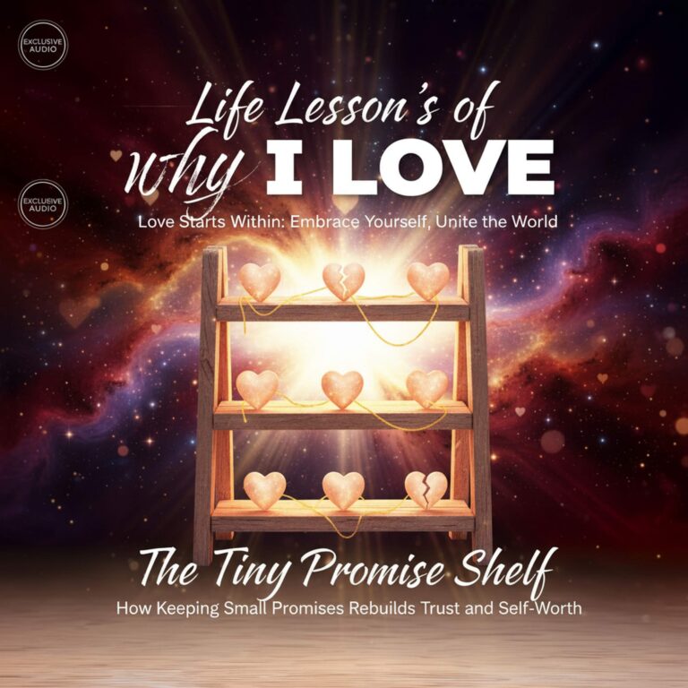 The Tiny Promise Shelf: How Keeping Small Promises Rebuilds Trust and Self-Worth